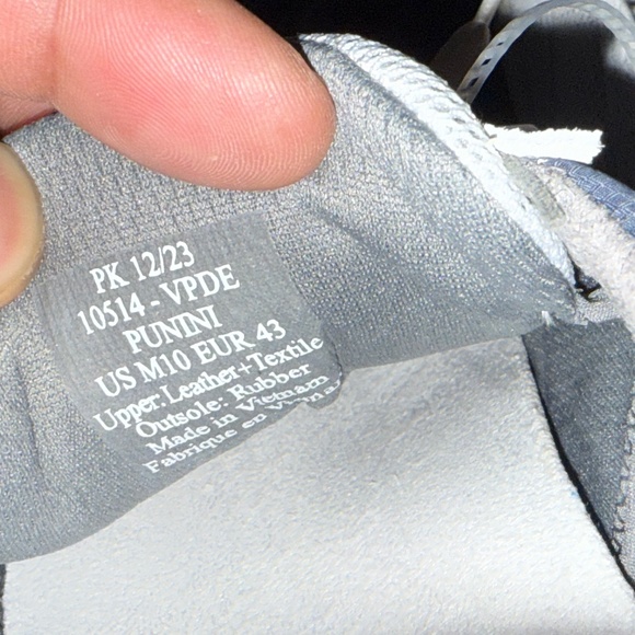 NEW w tags! Men's OluKai Punini Sneakers 10, collapsable heel. Vapor/Trench blue - Picture 10 of 10